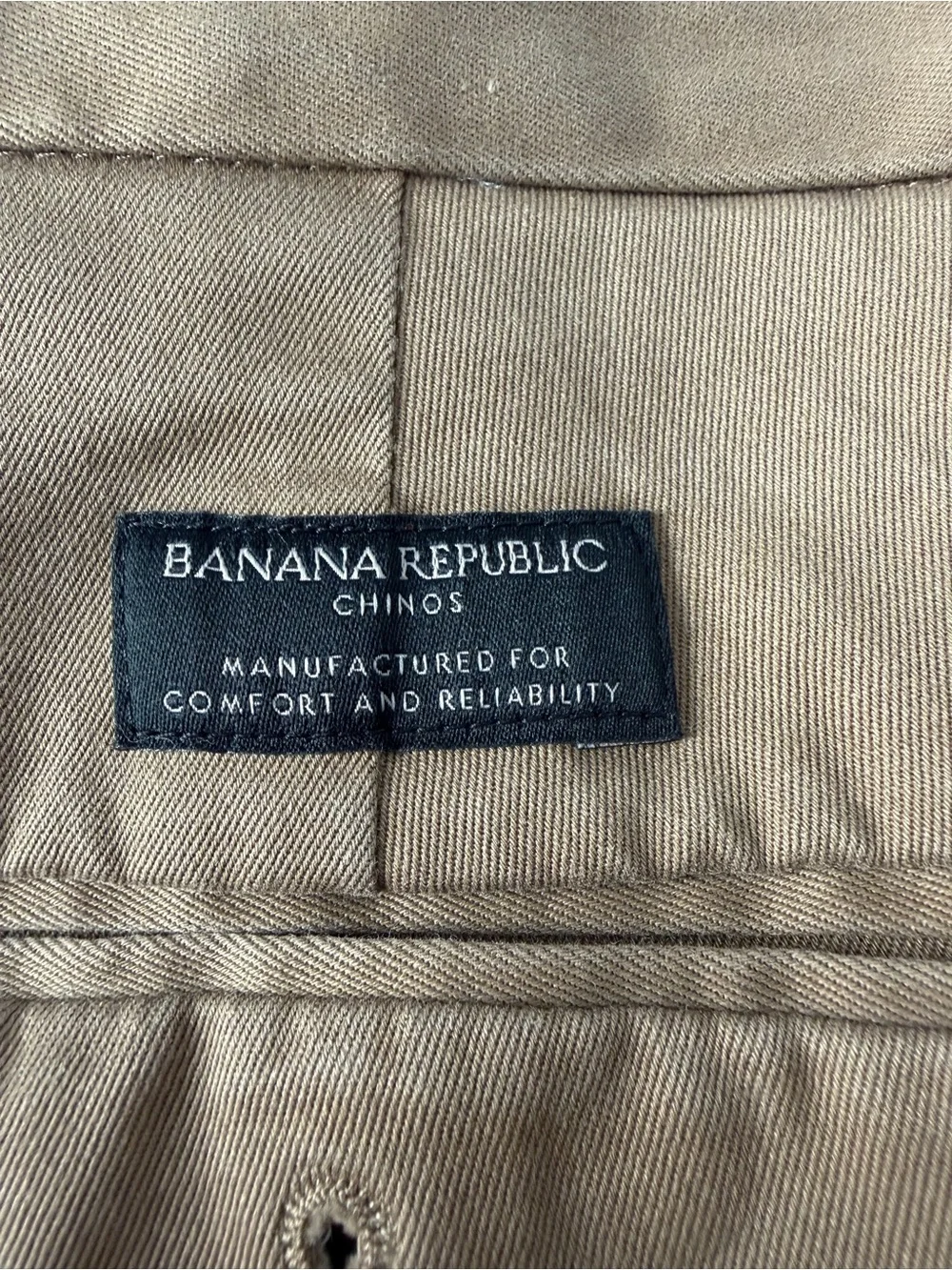 Banana Republic Pants Mens 34x34  mason athletic tapered fit chino Khaki Casual